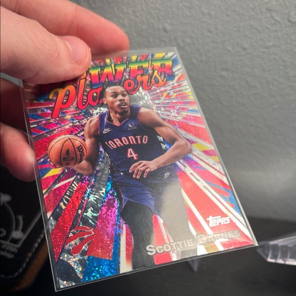 Topps Power Players Holo foil Scottie Barnes Toronto Raptors - Picture 3 of 3